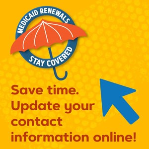 Save time, Update your contact information online!