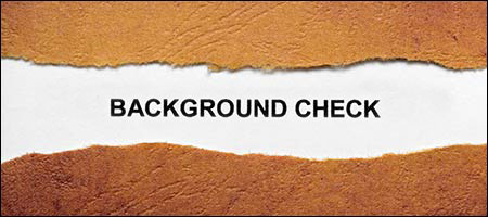 Criminal Background Check text