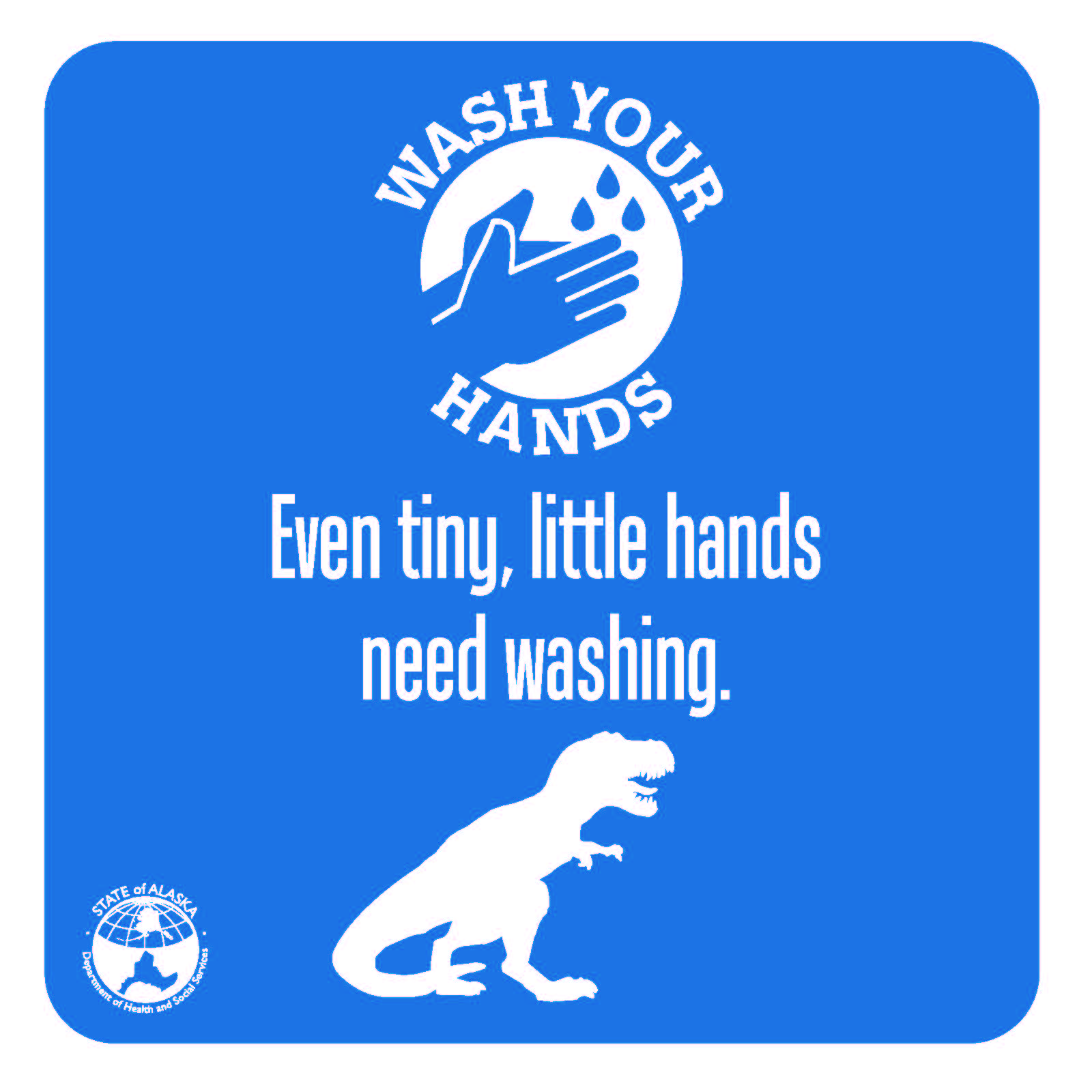 Wash your hands: Even tiny, little hands need washing.