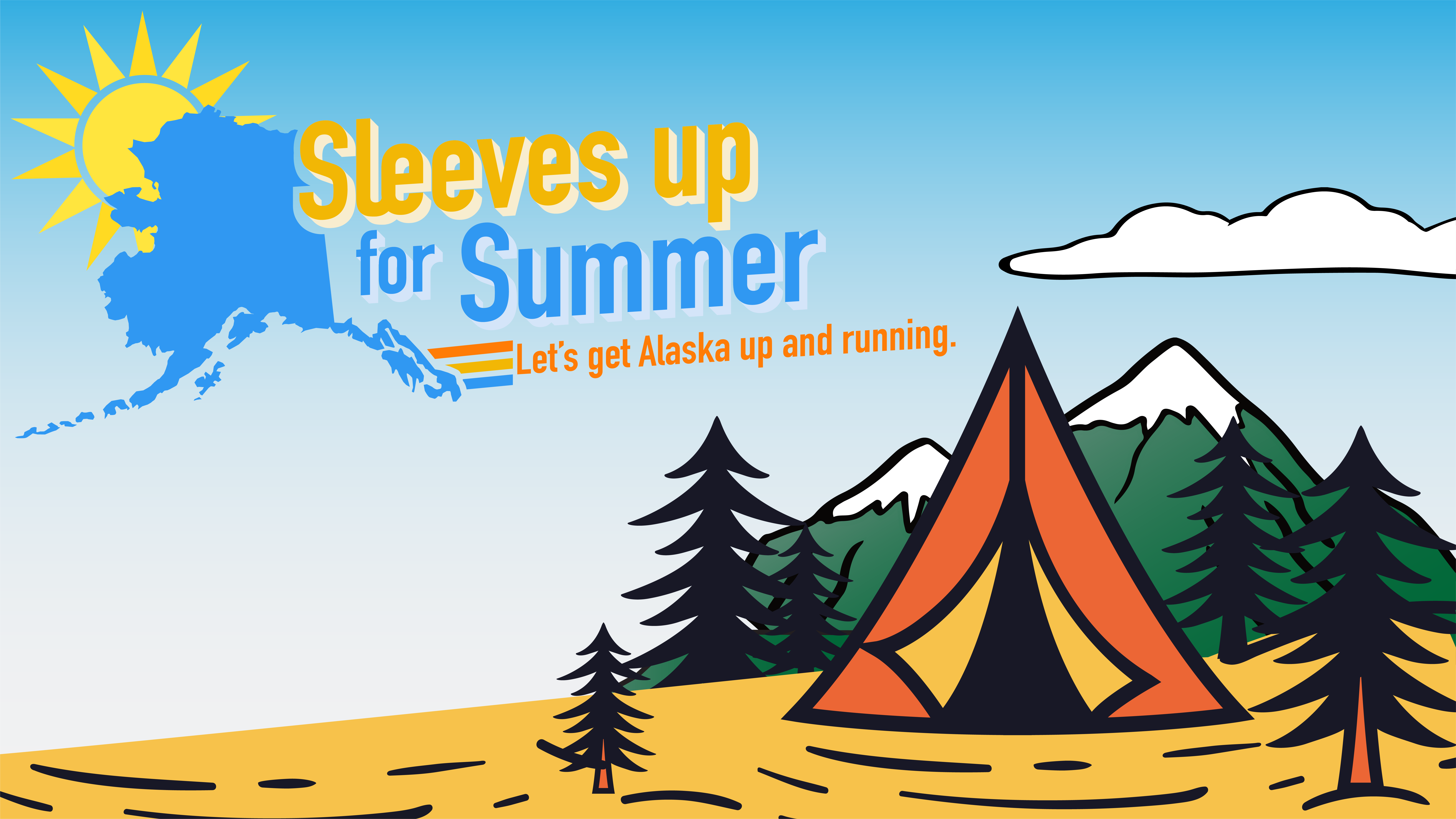 Sleeves up for summer: camping