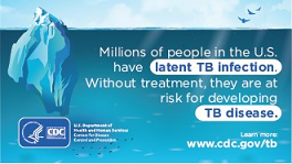 Millions of people in the U.S. have latent TB infection. Without treatment, they are at risk of developing TB disease. 
