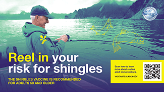 Thumbnail for Reel in your risk for shingles, Adults ages 50+