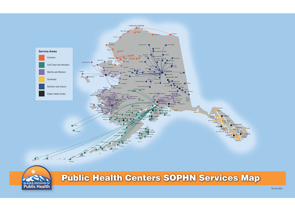 Visit the locations webpage for Public Health Nursing locations and itinerant service areas for communities