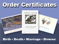 Order Certificates: Birth, Death, Marriage, and Divorce Certificates
