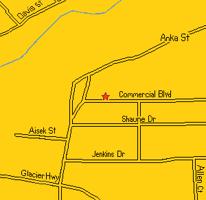 Map of the Juneau location