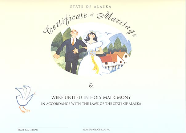 Heirloom Marriage Certificate by Rie Munoz