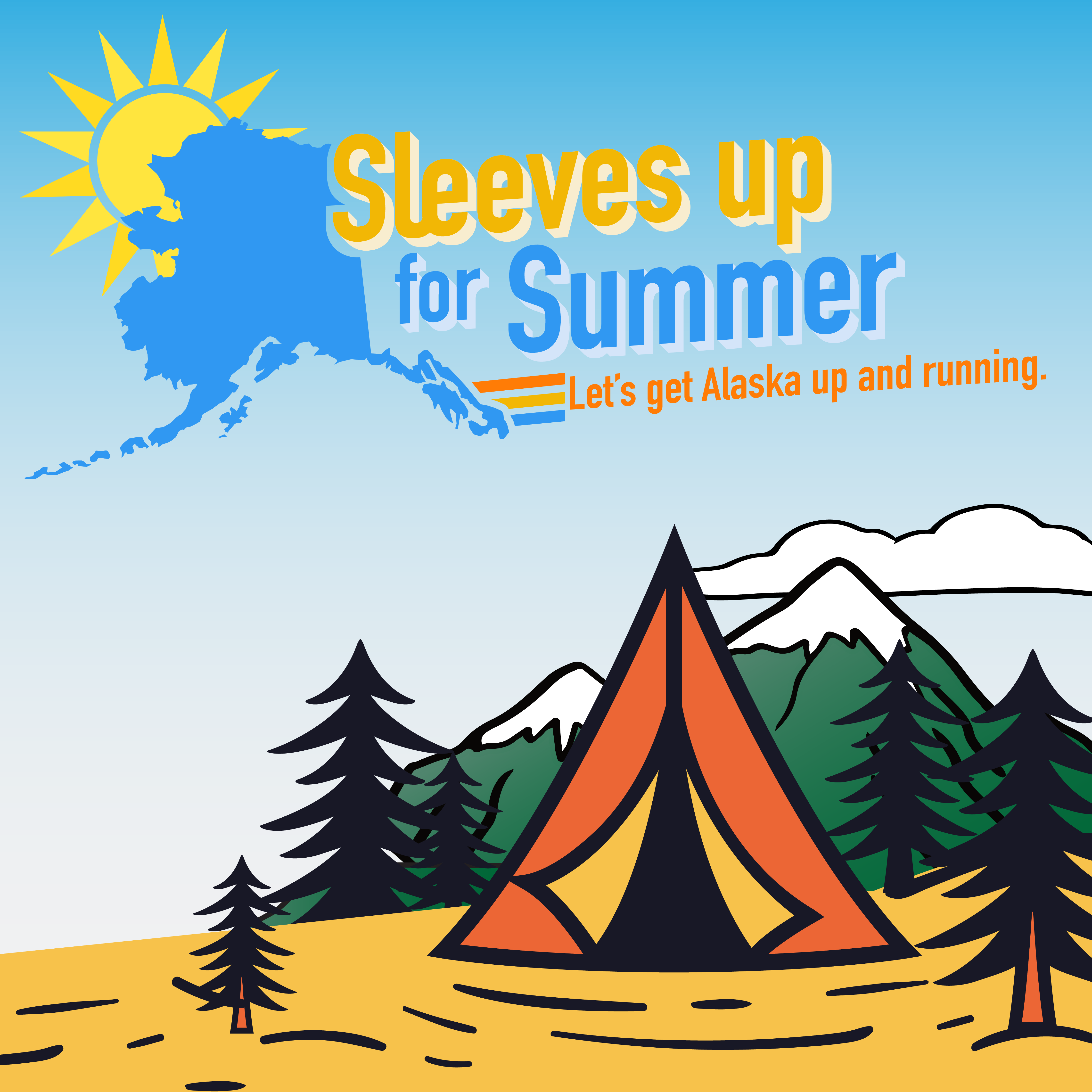 Sleeves up for summer: Camping - Instagram