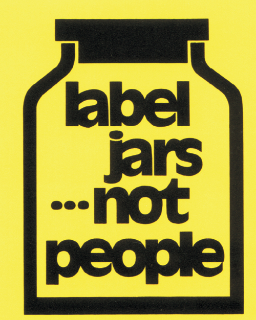 Label jars not people