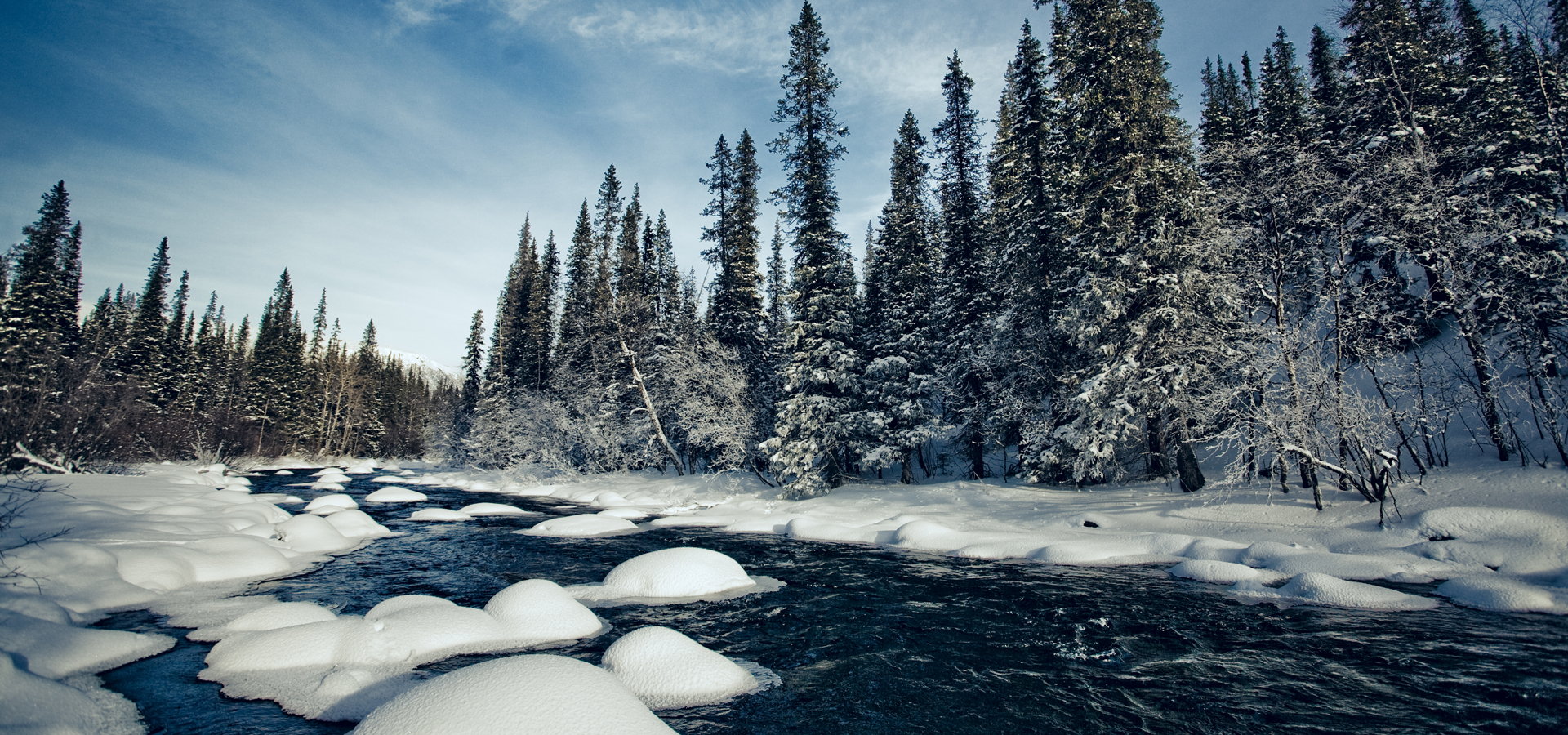 Home Page Hero Winter River