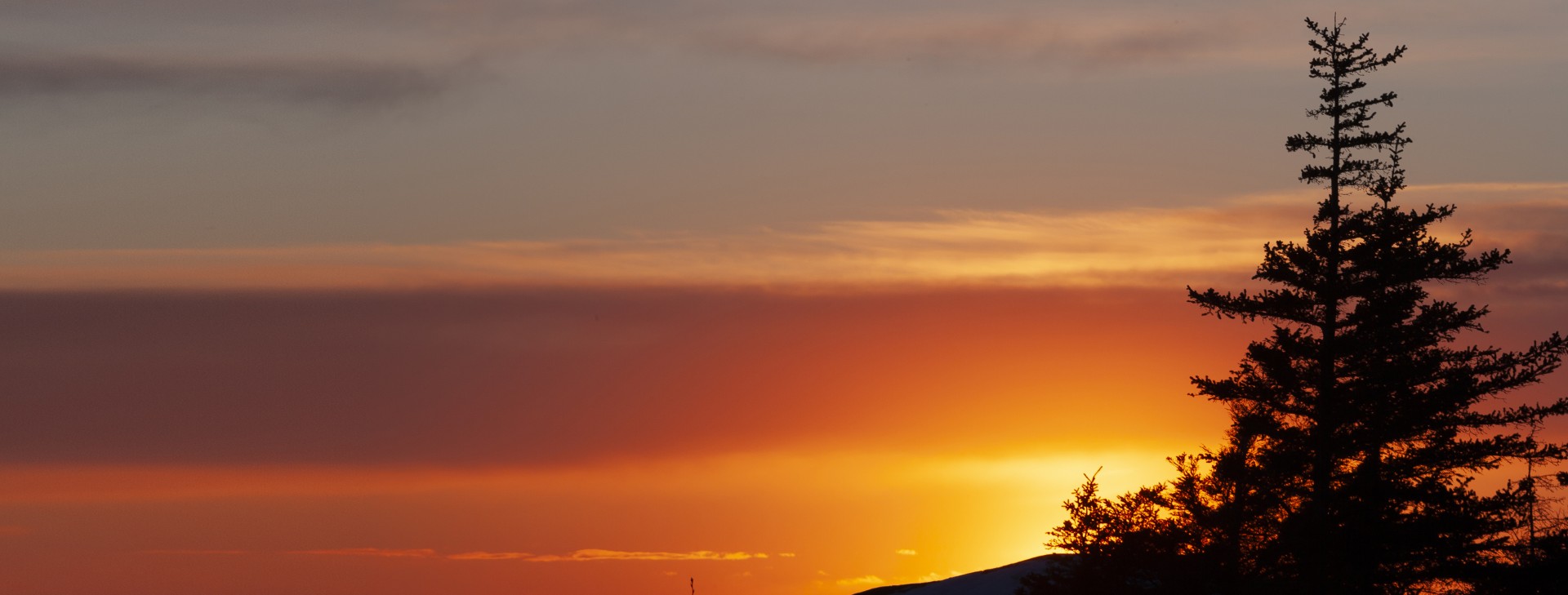Sunset in the Land of the Midnight Sun