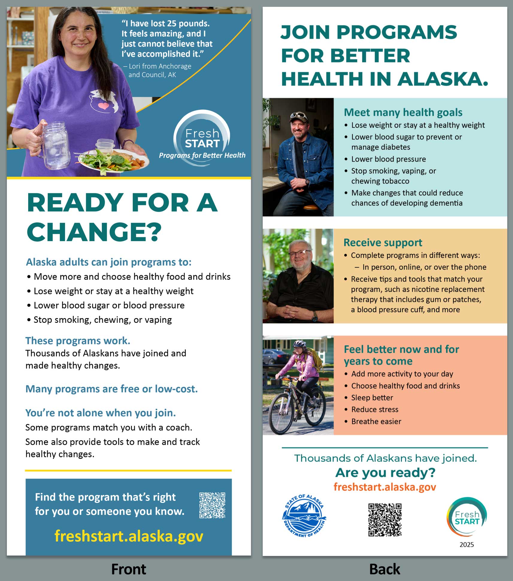 Ready for a change? Join programs for better health in Alaska.