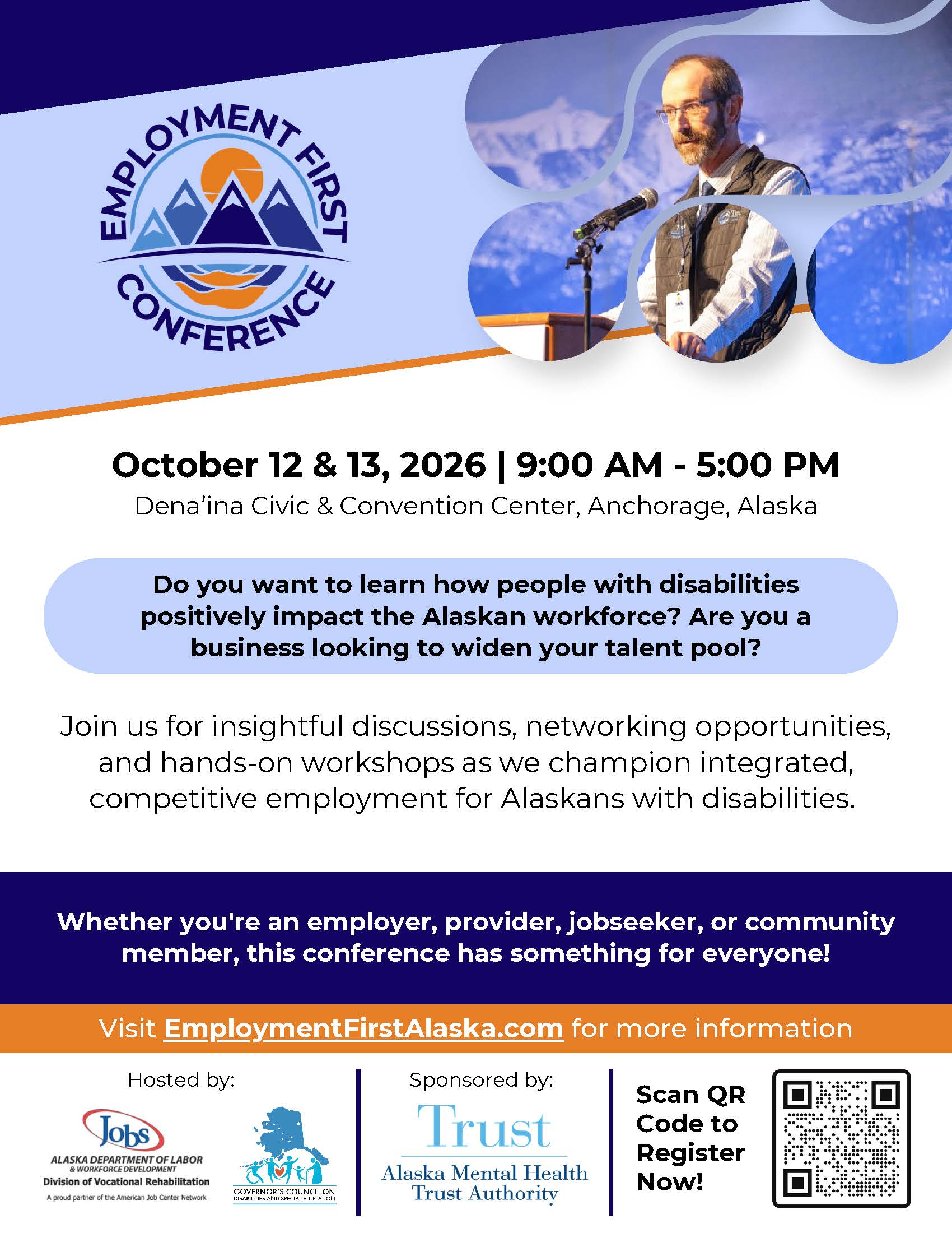 Flyer about the Employment First Conference