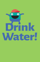 Drink water animated video thumbnail