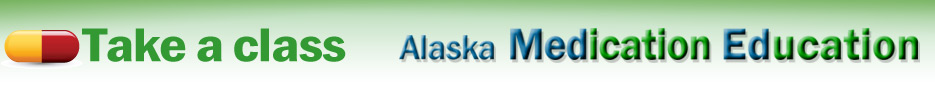 About Alaska Medication Education header.