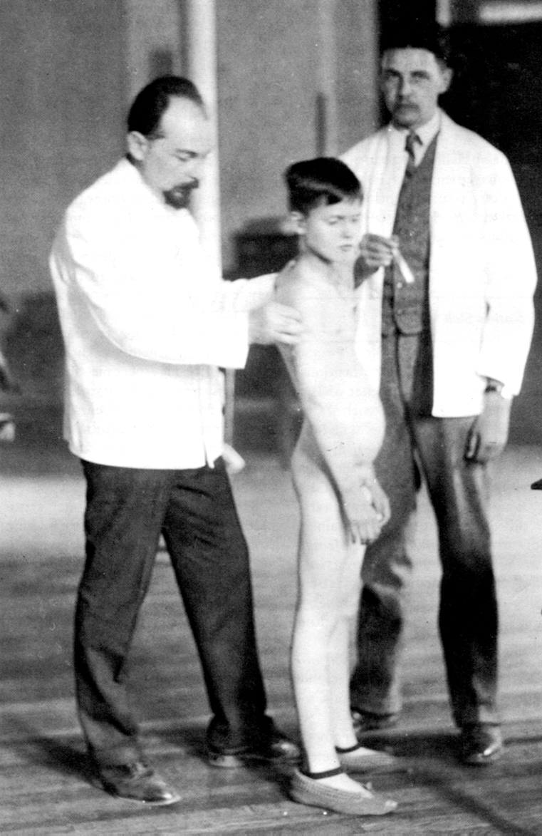 Photo of doctors with boy